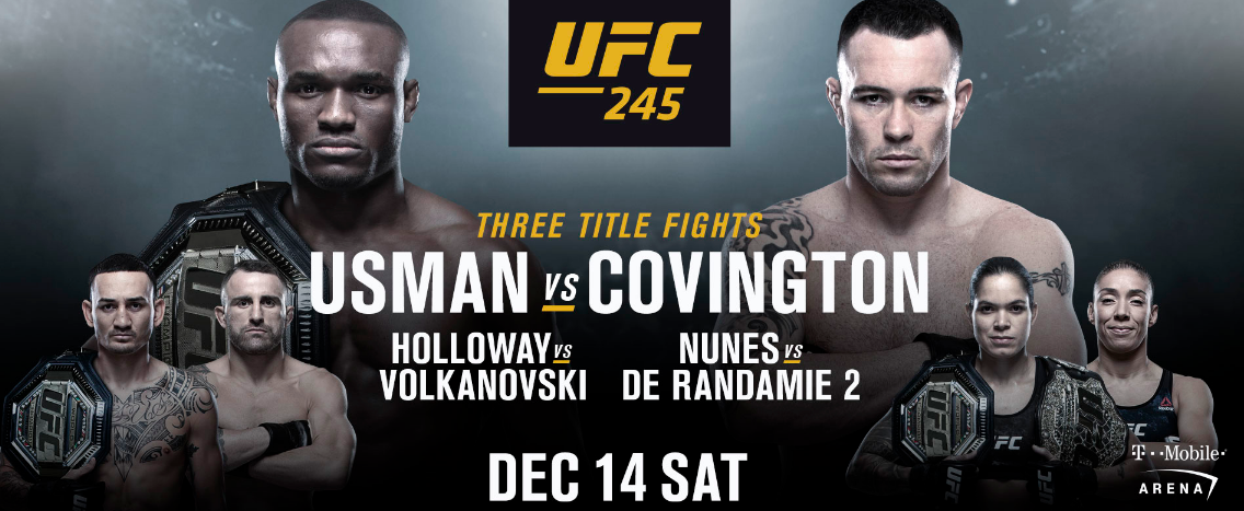UFC 245 Preview Predictions & Odds