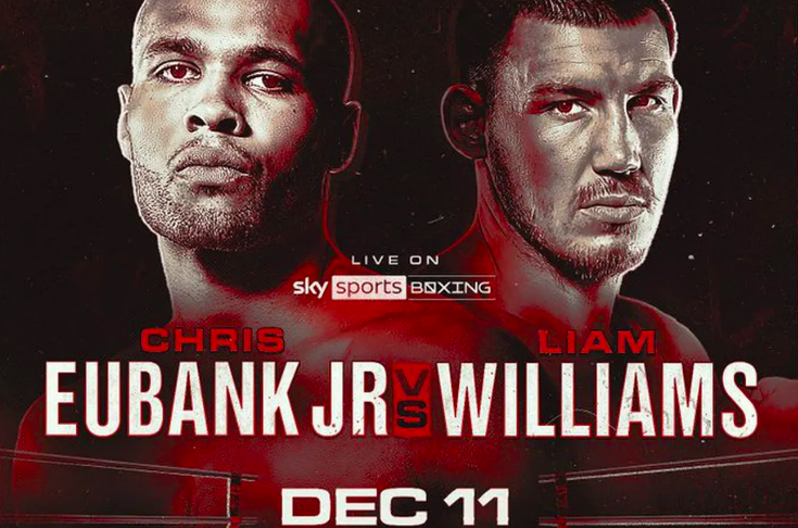 Chris Eubank Jr vs Liam Williams set for Dec 11